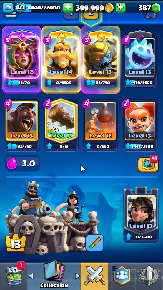 Clash Royale Accounts Lv 40|Trophy 8864|KTL 13|11 EVO 4 Champ 21 Legend image 4
