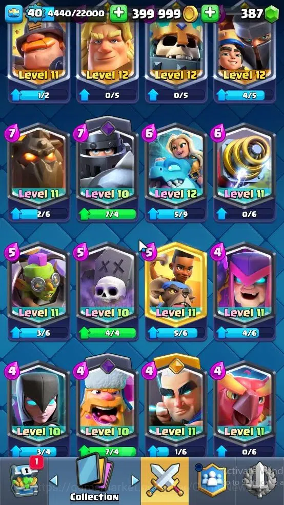 Clash Royale Accounts Lv 40|Trophy 8864|KTL 13|11 EVO 4 Champ 21 Legend image 6