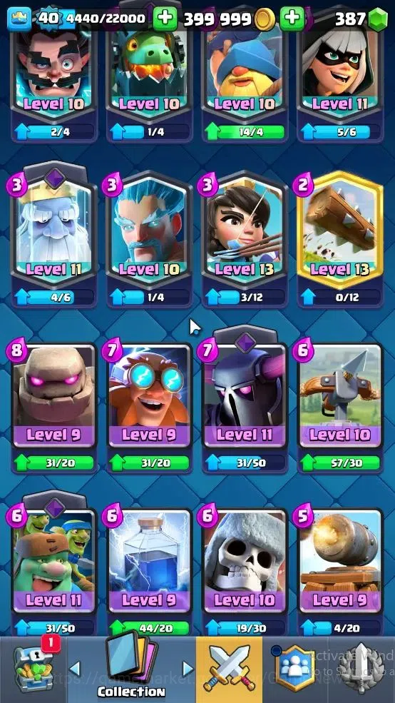 Clash Royale Accounts Lv 40|Trophy 8864|KTL 13|11 EVO 4 Champ 21 Legend image 7