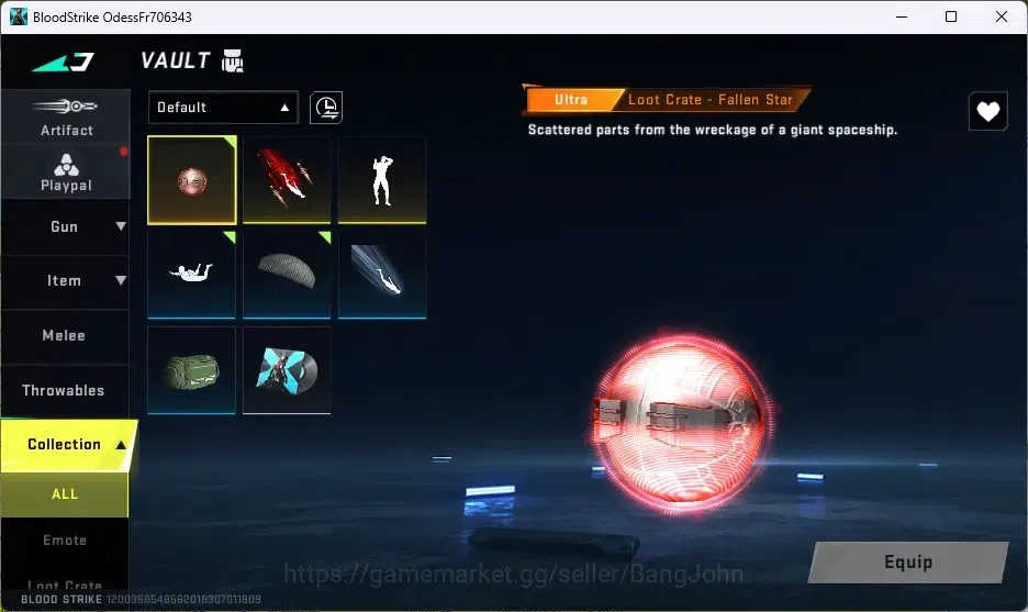 Blood Strike Accounts ASIA | 1 ETERNAL: AUG-Empyrean|1 Ultra Loot Crate| image 5