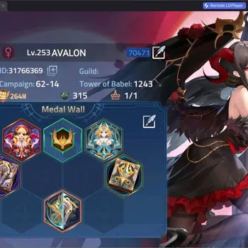 Mobile Legends: Adventure Accounts Global | LV 253 |264M Power|Camp62-14|VIP 10|3 Nexus|43 Awakening|Hero 236|1 UR|7,000