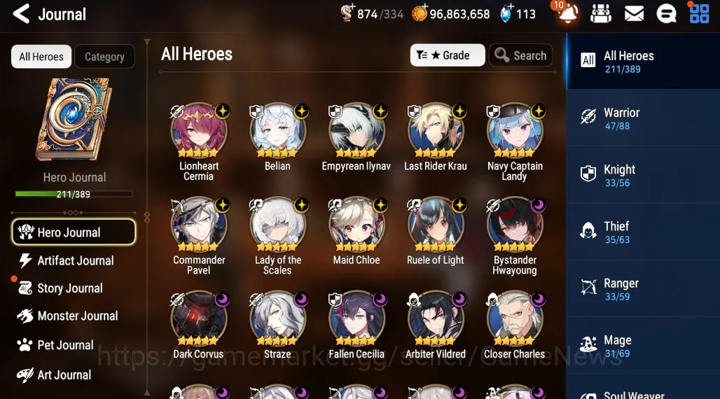Epic Seven Accounts Starter Global UnVerif|22 ML(School NYulha,Lotscales,Zio,Har seti,Etc)+Amid,Aubade,Afs 1