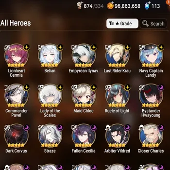 Epic Seven Accounts Starter Global UnVerif|22 ML(School NYulha,Lotscales,Zio,Har seti,Etc)+Amid,Aubade,Afs