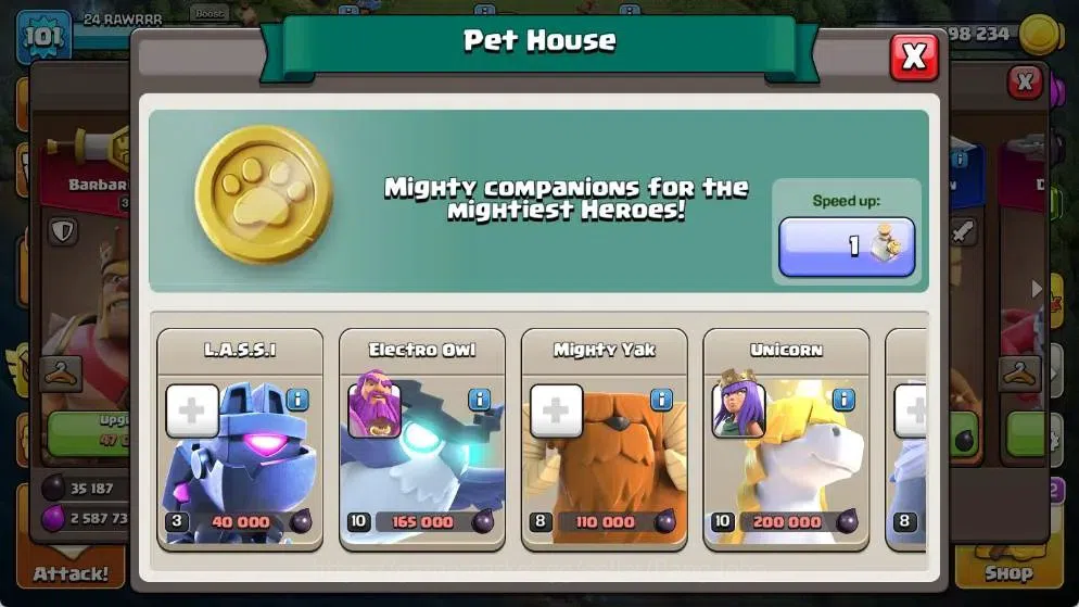 Clash of Clans Accounts Global |TH 17-BH 8|LVL 101| AQ 26 ,MP 10 ,GW 14 ,R image 10