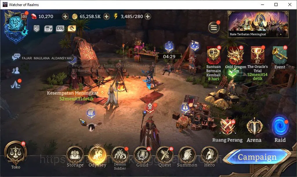 Watcher of Realms Accounts Global 60X|Lv100|9,2M Power|10K Gems|11 Lord[Praet image 1