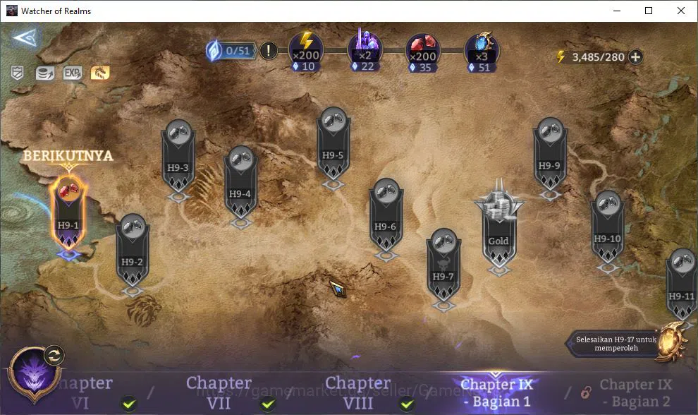 Watcher of Realms Accounts Global 60X|Lv100|9,2M Power|10K Gems|11 Lord[Praet image 11