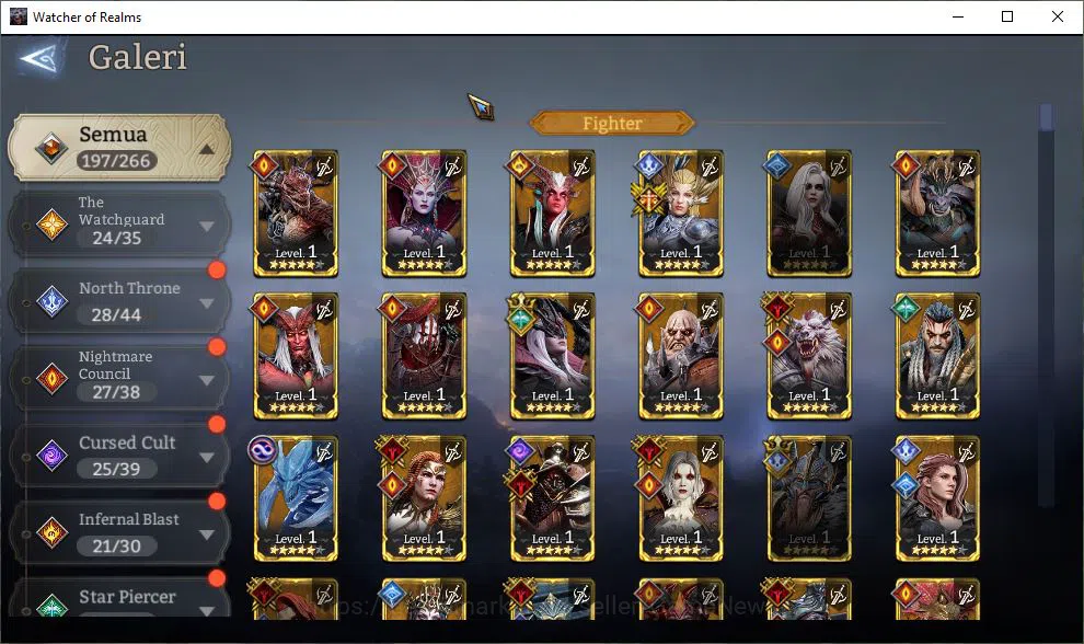 Watcher of Realms Accounts Global 60X|Lv100|9,2M Power|10K Gems|11 Lord[Praet image 13