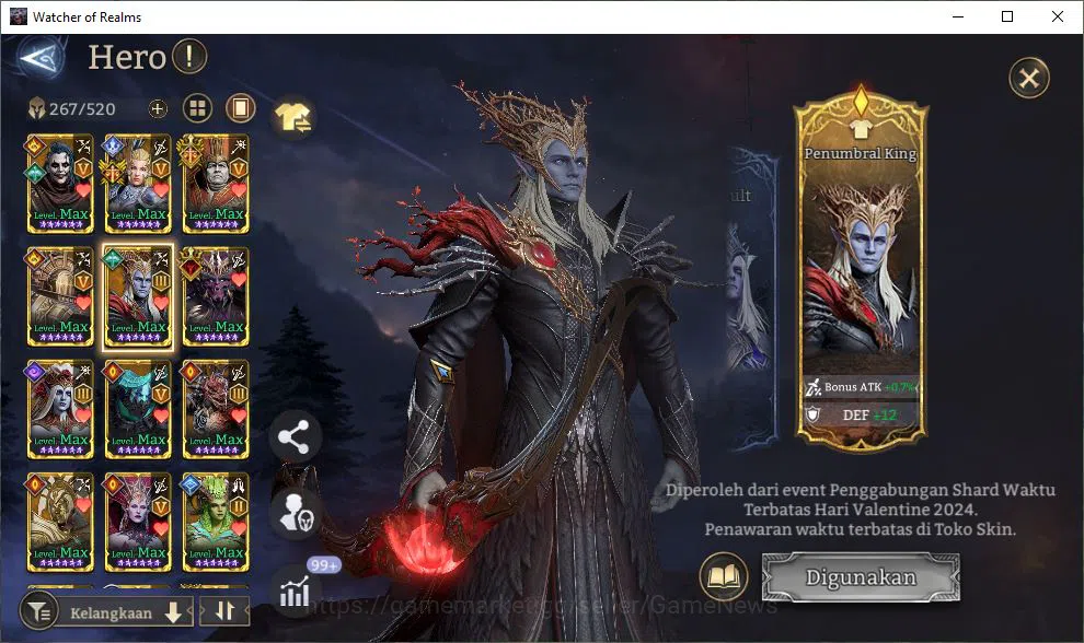 Watcher of Realms Accounts Global 60X|Lv100|9,2M Power|10K Gems|11 Lord[Praet image 9