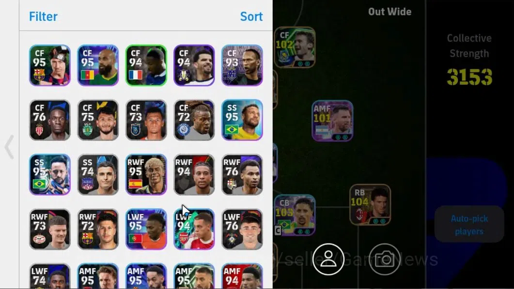 eFootball Accounts Mobile|Dimitar Berbatov,Andry Shevchenko,El-Hadji  image 2