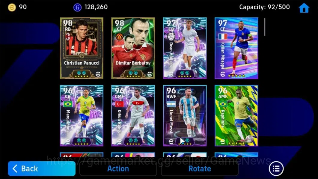 eFootball Accounts Mobile|Dimitar Berbatov,Andry Shevchenko,El-Hadji  image 5