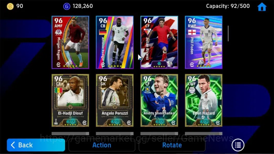 eFootball Accounts Mobile|Dimitar Berbatov,Andry Shevchenko,El-Hadji  image 6