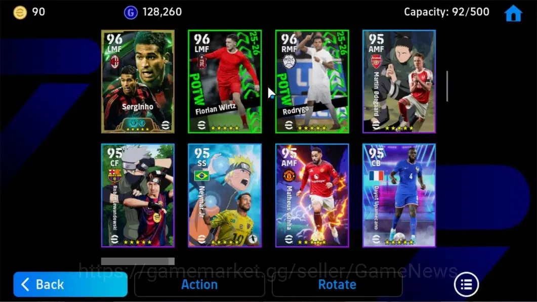 eFootball Accounts Mobile|Dimitar Berbatov,Andry Shevchenko,El-Hadji  image 7