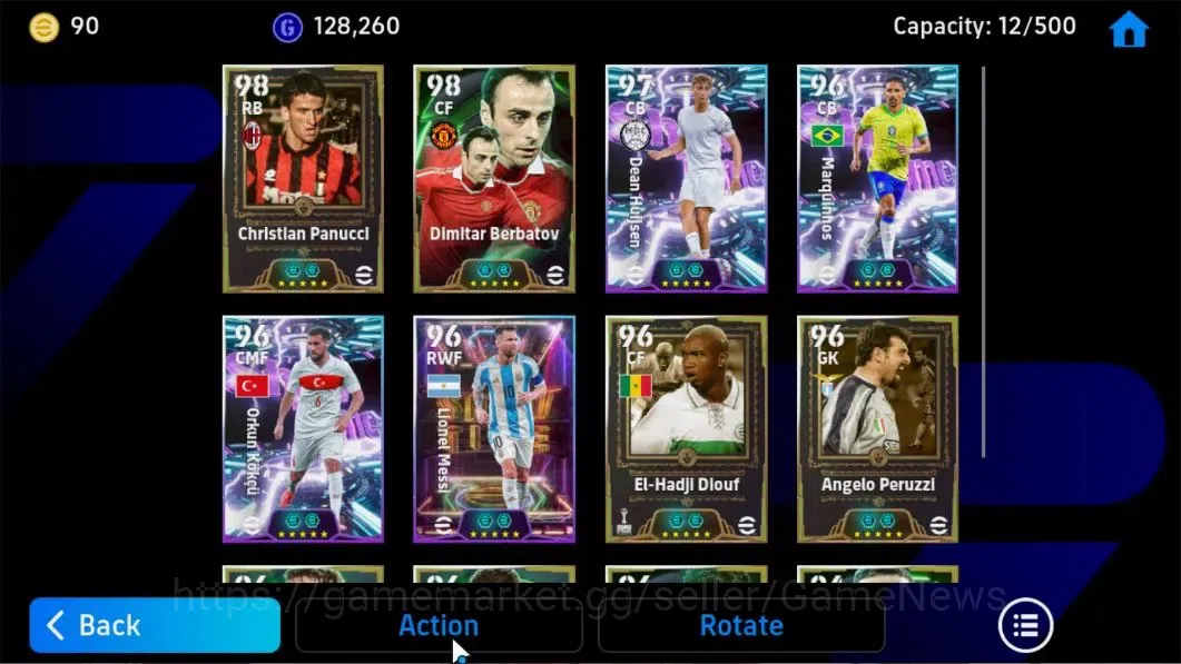 eFootball Accounts Mobile|Dimitar Berbatov,Andry Shevchenko,El-Hadji  image 8
