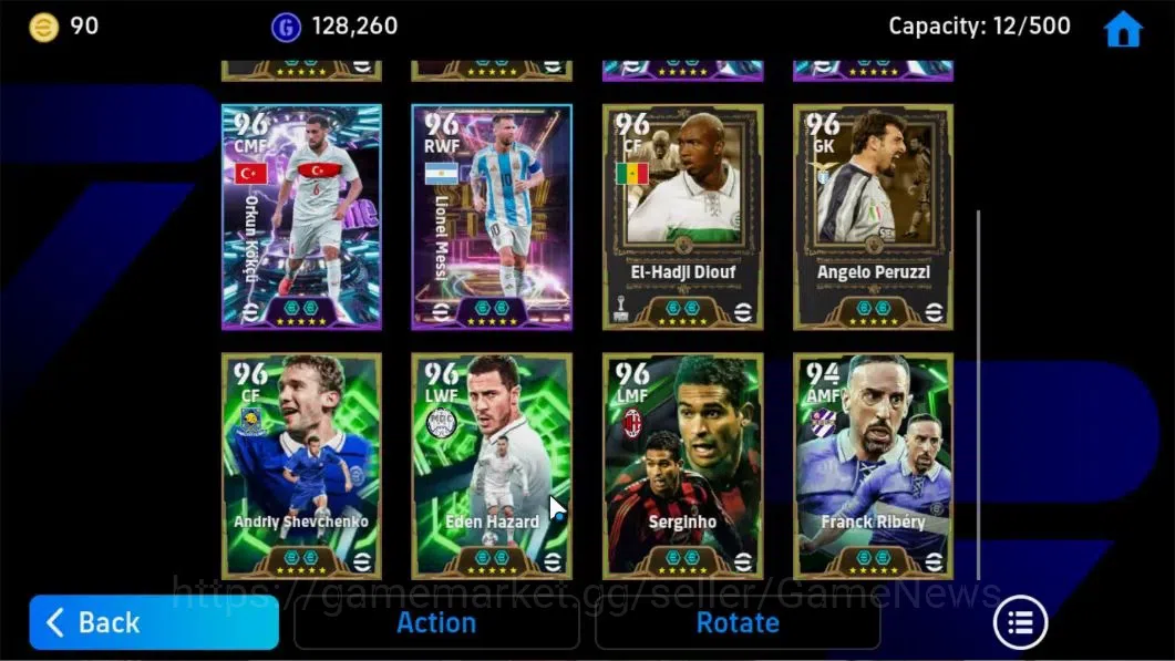 eFootball Accounts Mobile|Dimitar Berbatov,Andry Shevchenko,El-Hadji  image 9