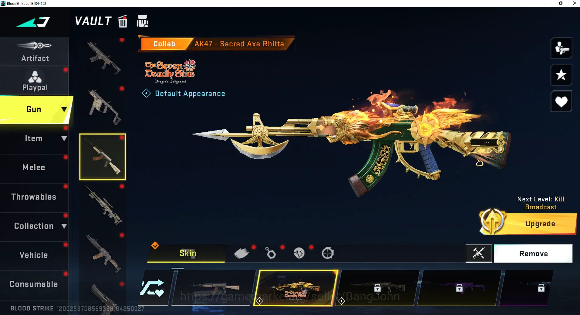 Blood Strike Accounts ASIA Silver 4|Collab SDS: Emma, Elizabeth Goddess| image 10