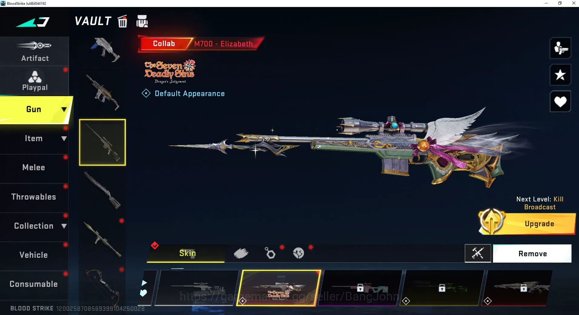 Blood Strike Accounts ASIA Silver 4|Collab SDS: Emma, Elizabeth Goddess| image 8