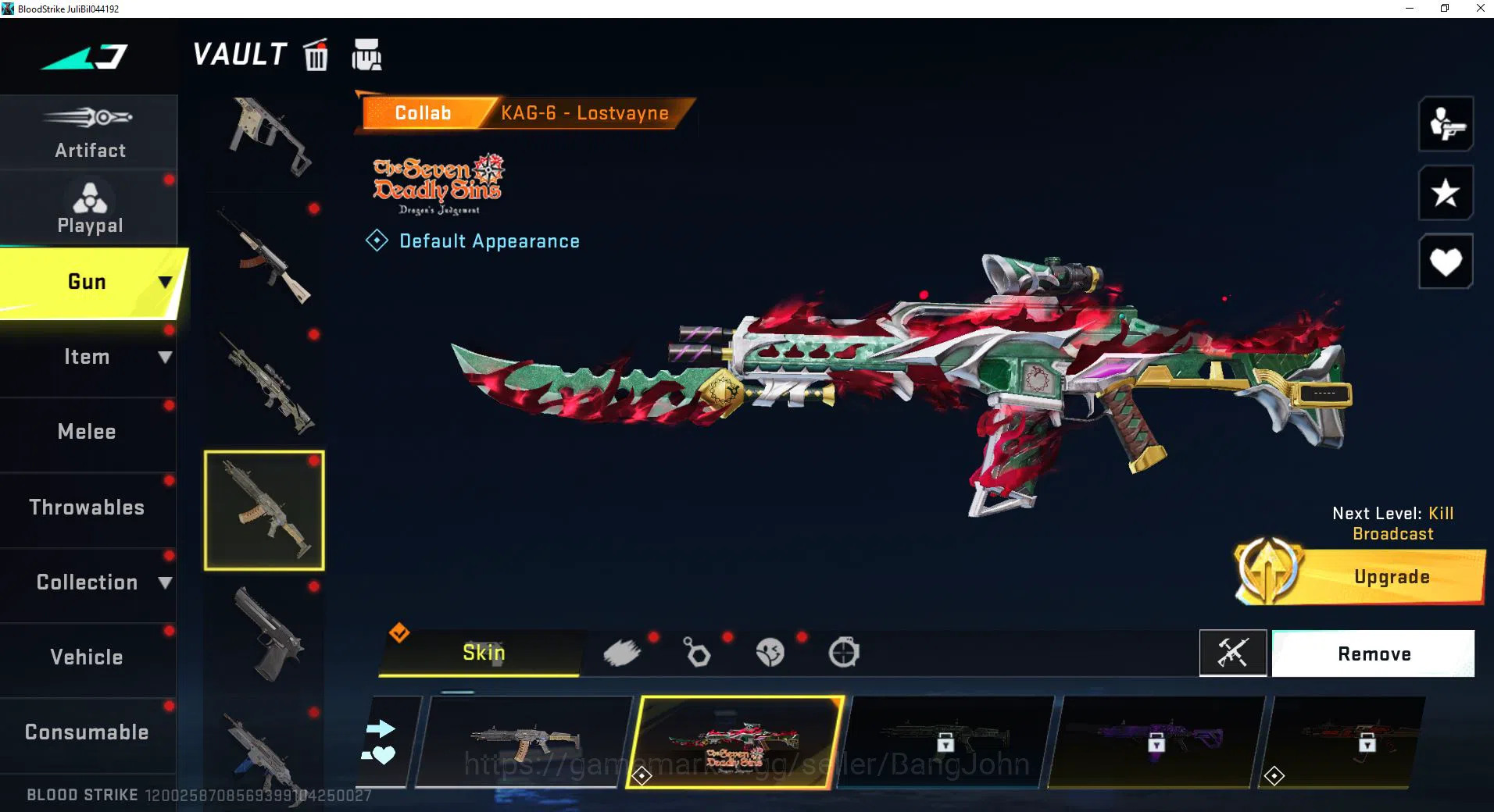 Blood Strike Accounts ASIA Silver 4|Collab SDS: Emma, Elizabeth Goddess| image 9