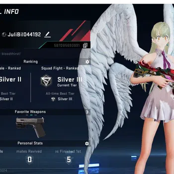 Blood Strike Collab Skin ASIA Silver 4|Collab SDS: Emma, Elizabeth Goddess| image 1