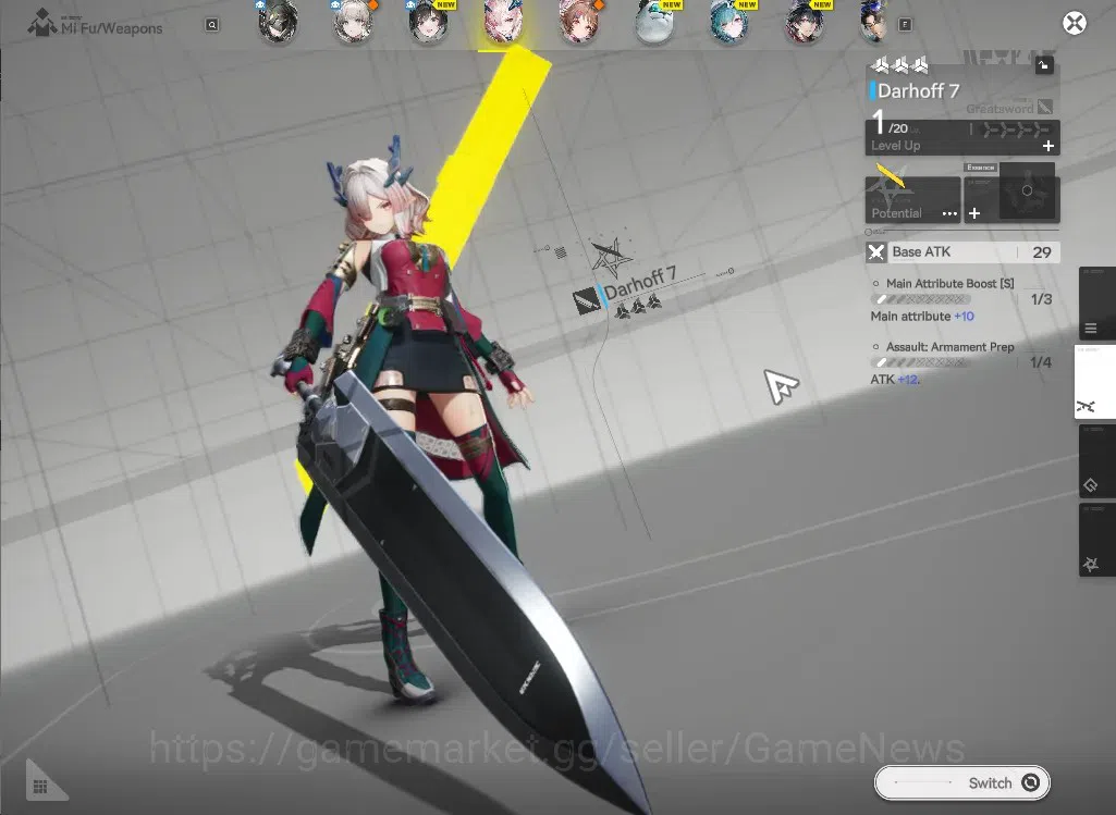 Arknights: Endfield Accounts NA/EU Starter Account | Mi Fu + Weapon Selector | image 6