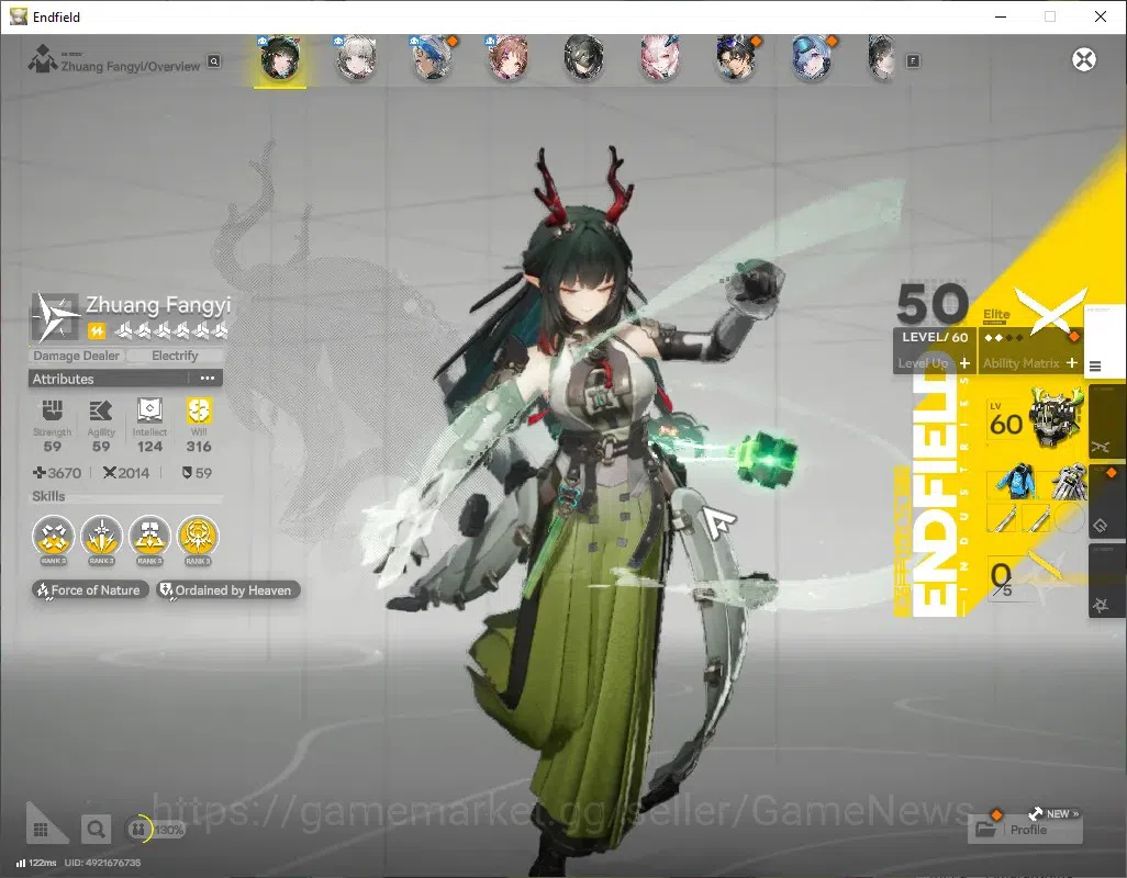 Arknights: Endfield Accounts ASIA|Lv 30|Ars 8,9k|3 SSR (2 Limit) + 3 (*6 Wep)|[ image 6