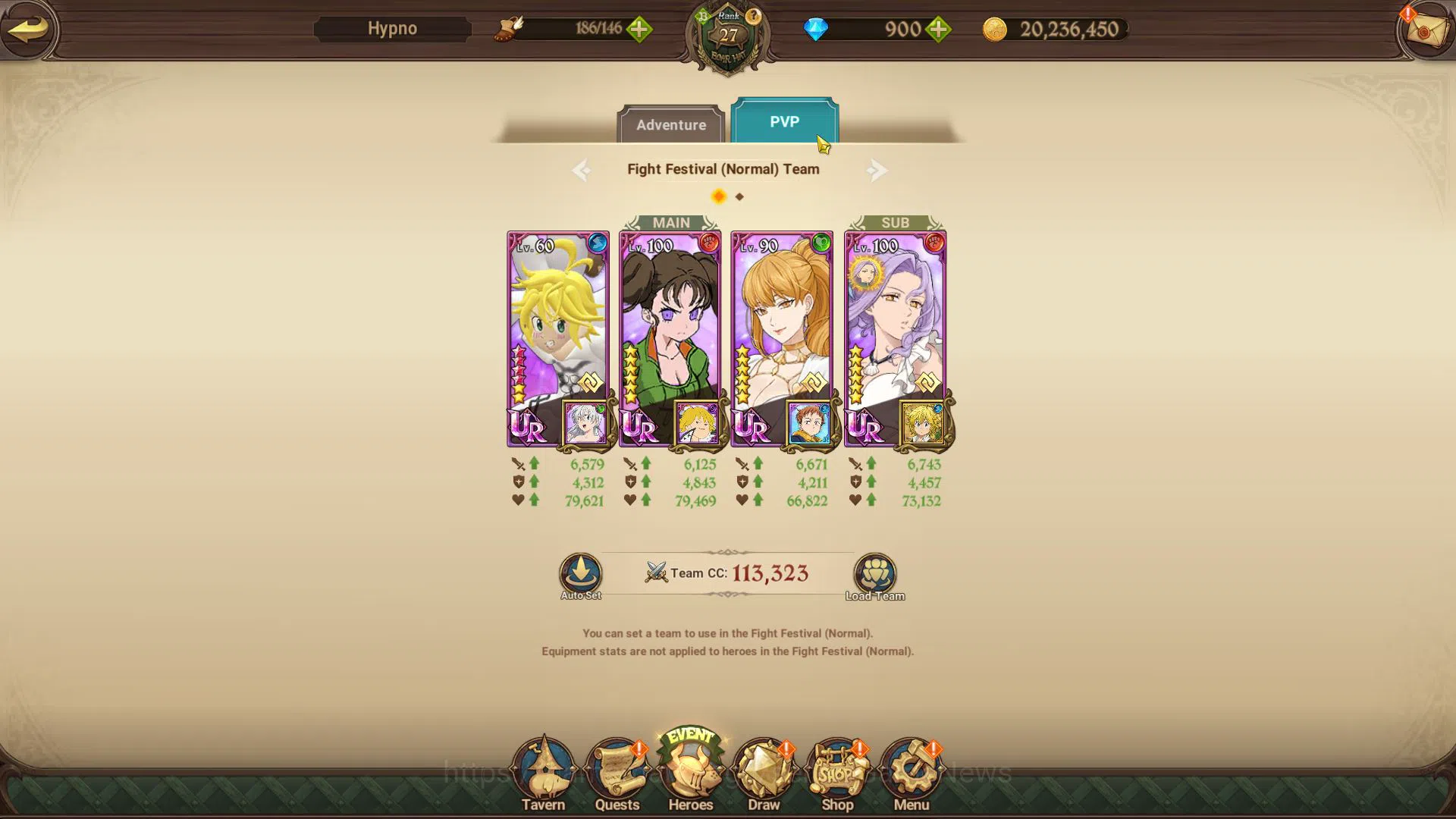 The Seven Deadly Sins: Grand Cross Accounts Starter Global| Fresh Starter Ch 4 | 713K CC & 900 DM |3 UR|Wandering Knight 2