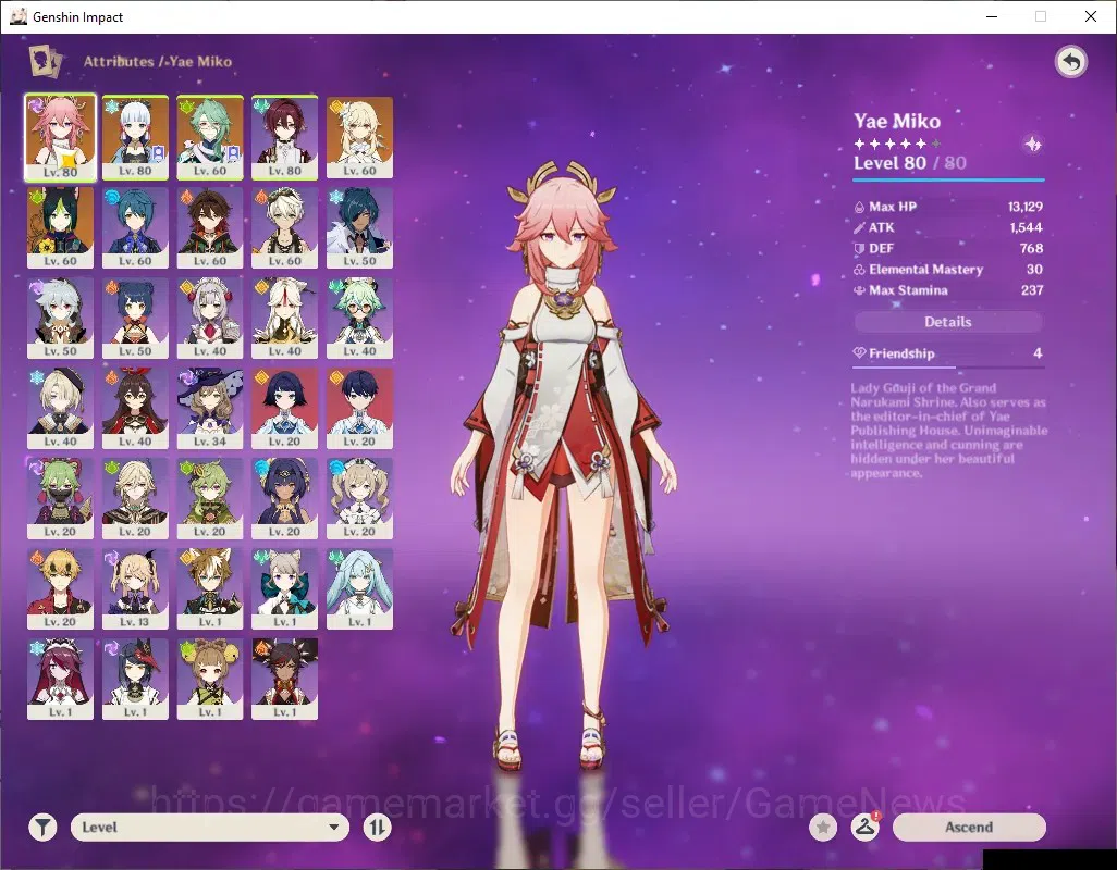 Genshin Impact Accounts ASIA|AR 49|3 Limited + 1 (*5Standard)|Kamisato Aya image 4