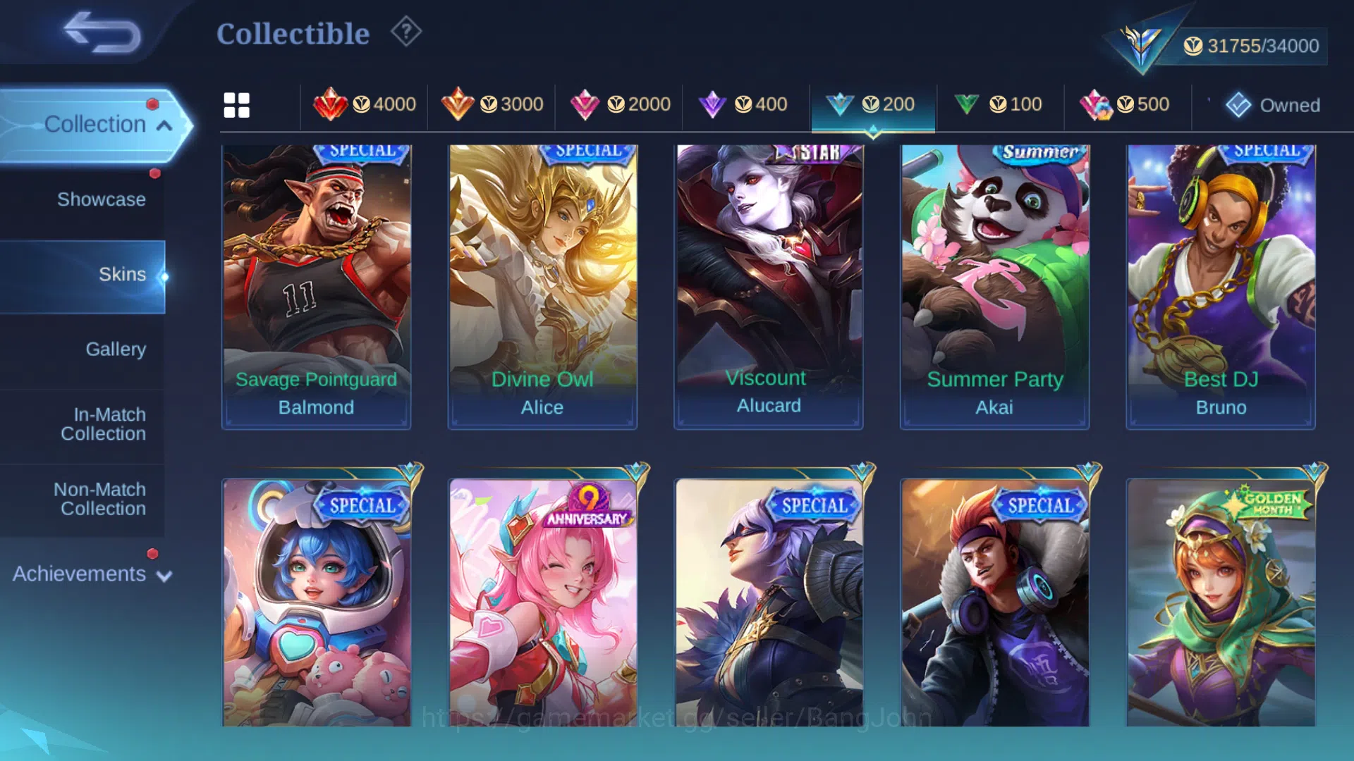 Mobile Legends: Bang Bang Accounts Hero 116 | Skin 157 | Emblem All Max | Trasnformer image 7