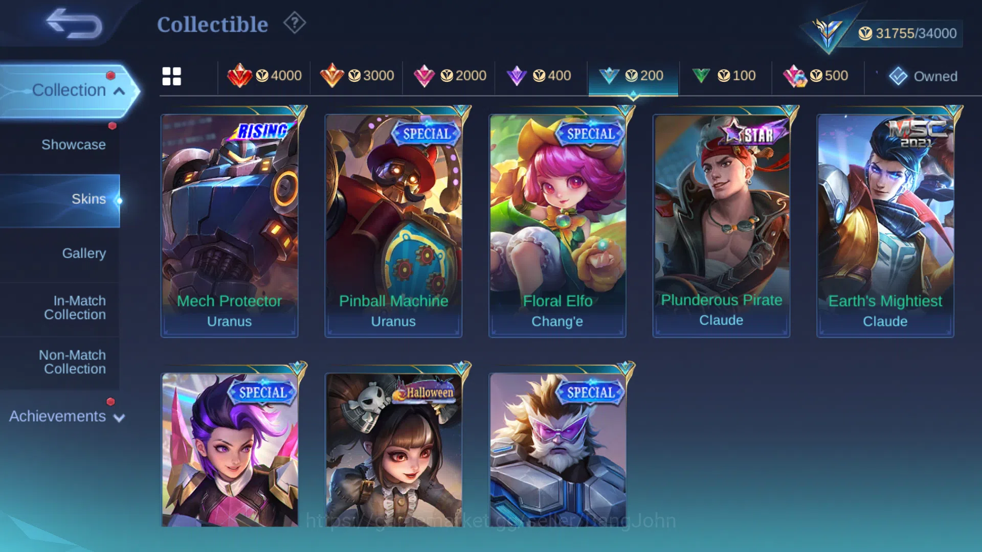 Mobile Legends: Bang Bang Accounts Hero 116 | Skin 157 | Emblem All Max | Trasnformer image 9