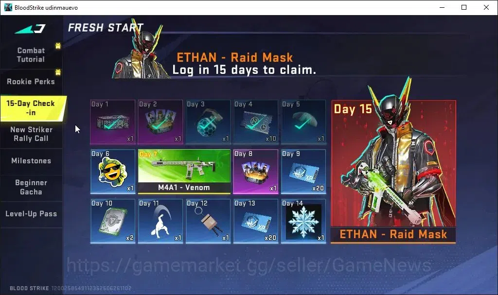 Blood Strike Accounts ASIA|Fresh Starter|ULTRA ZERO-Agent Zero|NetEase|C image 9