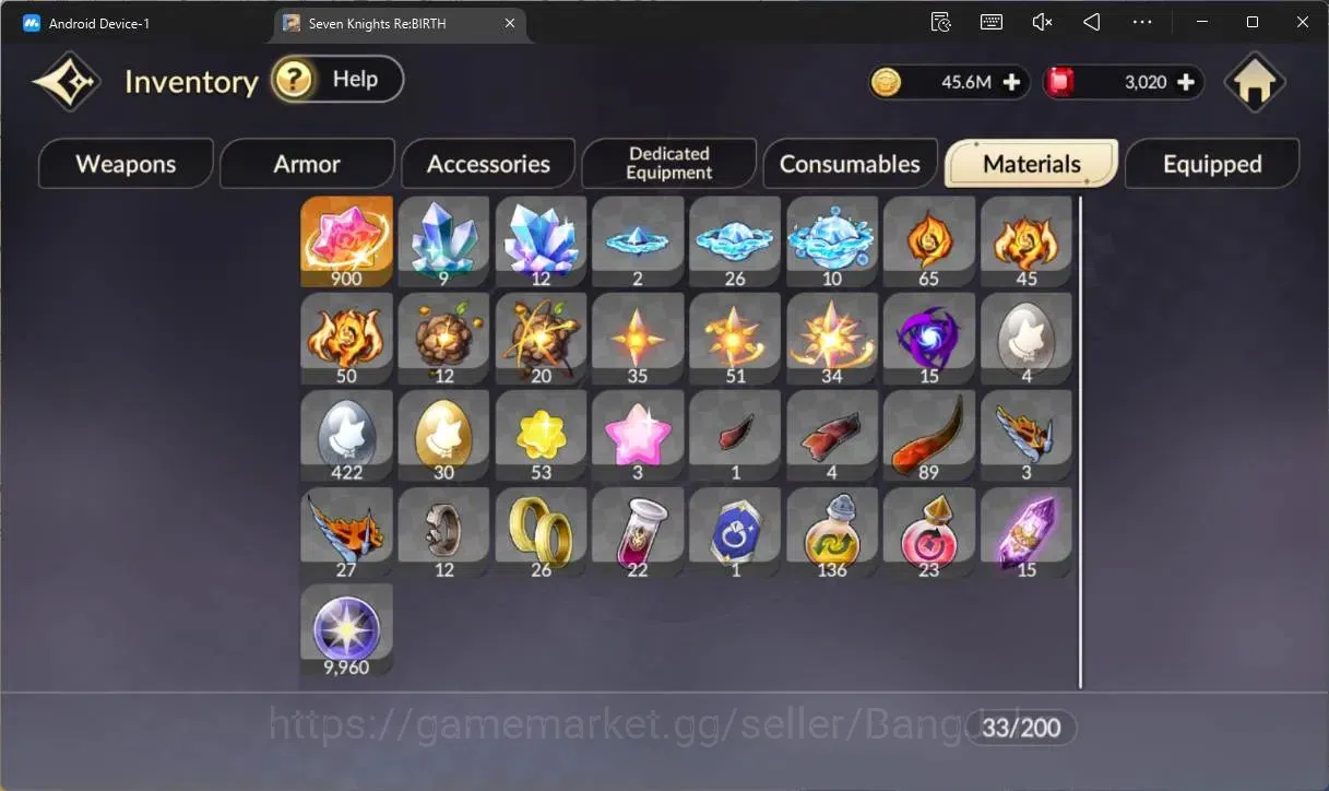Seven Knights Re:Birth Accounts Global |4 EX7 (Fai,Juri,Roise,Gelidus)|15 TC6 (Rya image 10