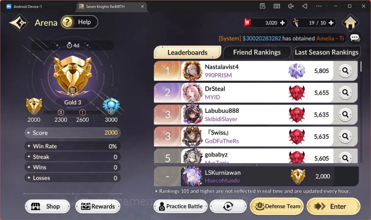 Seven Knights Re:Birth Accounts Global |4 EX7 (Fai,Juri,Roise,Gelidus)|15 TC6 (Rya image 14