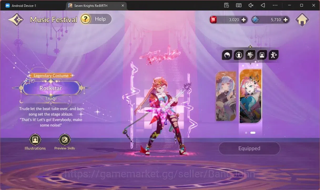 Seven Knights Re:Birth Accounts Global |4 EX7 (Fai,Juri,Roise,Gelidus)|15 TC6 (Rya image 15