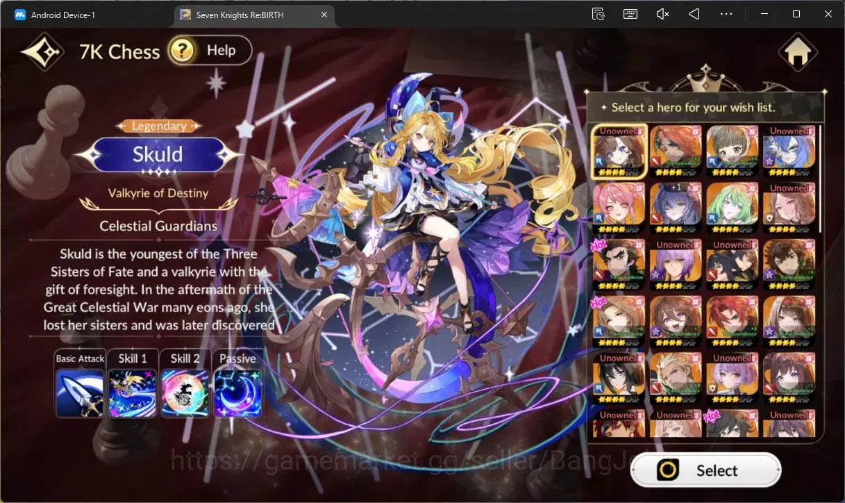 Seven Knights Re:Birth Accounts Global |4 EX7 (Fai,Juri,Roise,Gelidus)|15 TC6 (Rya image 4