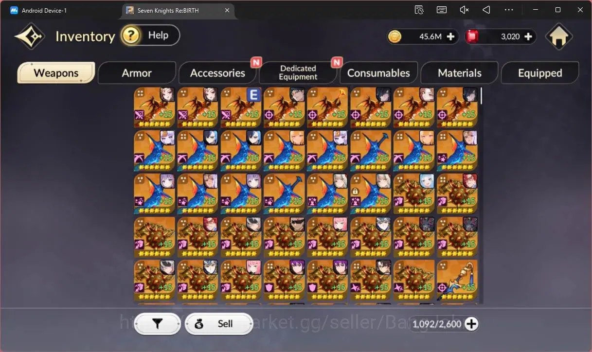 Seven Knights Re:Birth Accounts Global |4 EX7 (Fai,Juri,Roise,Gelidus)|15 TC6 (Rya image 5