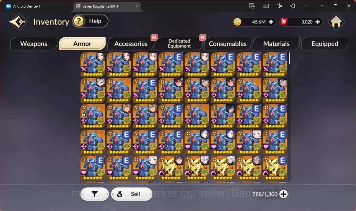 Seven Knights Re:Birth Accounts Global |4 EX7 (Fai,Juri,Roise,Gelidus)|15 TC6 (Rya image 6