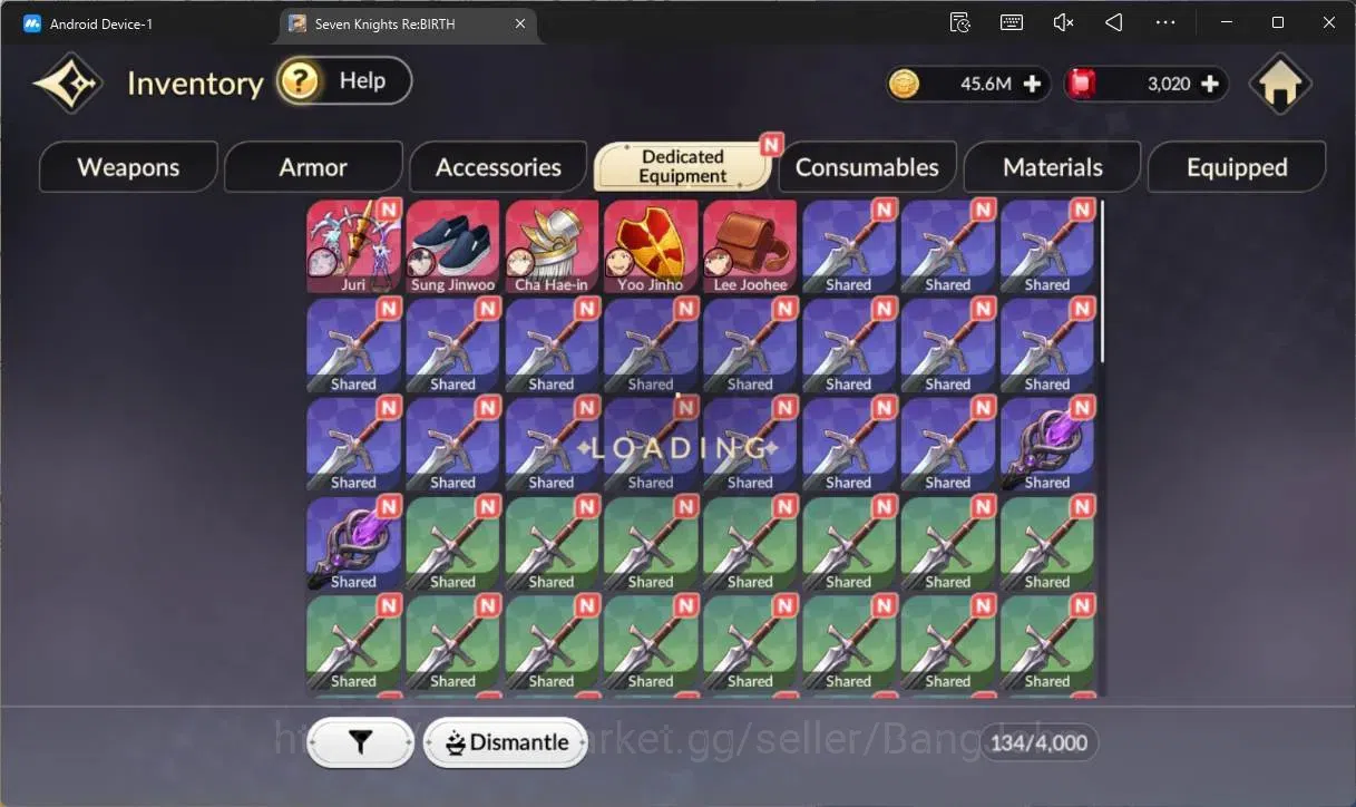 Seven Knights Re:Birth Accounts Global |4 EX7 (Fai,Juri,Roise,Gelidus)|15 TC6 (Rya image 8