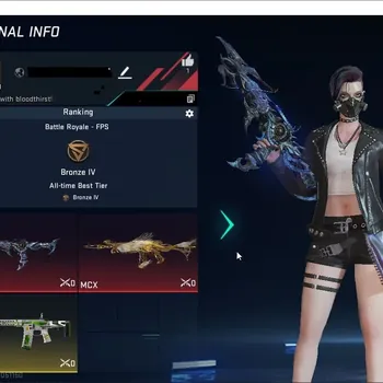 Blood Strike Accounts Rare Skin ASIA|1 ETERNAL: UZI|1LIMIT Gun: MCX |1 LEGENDARY: M4A1|MELE : Sliper ||CHEK SS