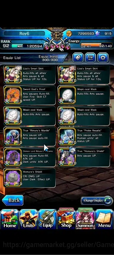 Grand Summoners Accounts Global|Rank 92|Fresh Story+Side|Ready Gacha 915 CC image 15