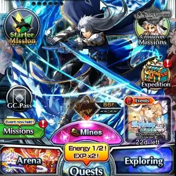 Grand Summoners Starter Global|Rank 92|Fresh Story+Side|Ready Gacha 915 CC image 1