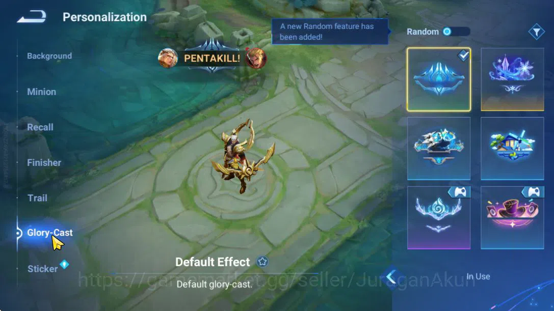 Honor of Kings Accounts Hero 60 Skin 47|KIC Luna,Consort Yu (Legend),Lady  image 10