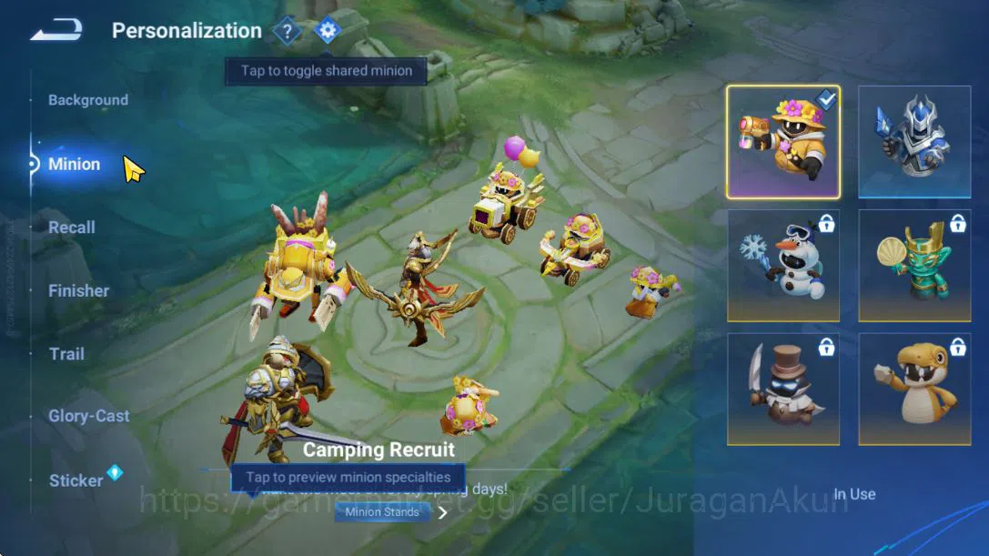 Honor of Kings Accounts Hero 60 Skin 47|KIC Luna,Consort Yu (Legend),Lady  image 6