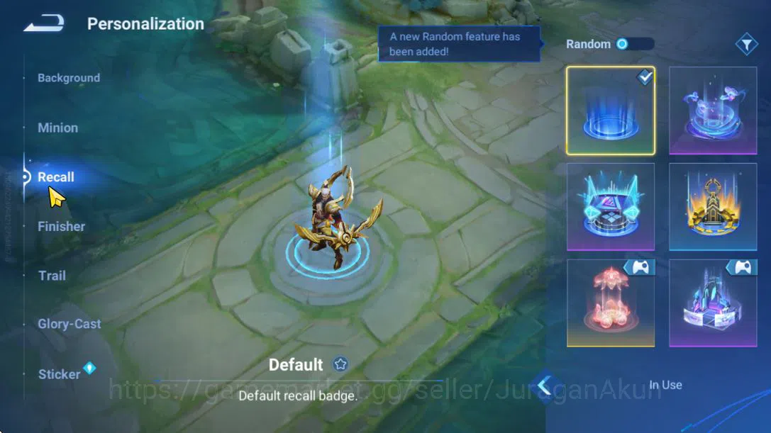 Honor of Kings Accounts Hero 60 Skin 47|KIC Luna,Consort Yu (Legend),Lady  image 7