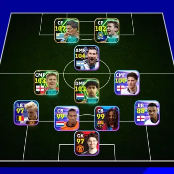 eFootball Accounts Legends & Iconic Players Mobile|PW 3037|Epic Suárez, Gerrard, Rijkaard, Cantona, Aubameyang,Showtime