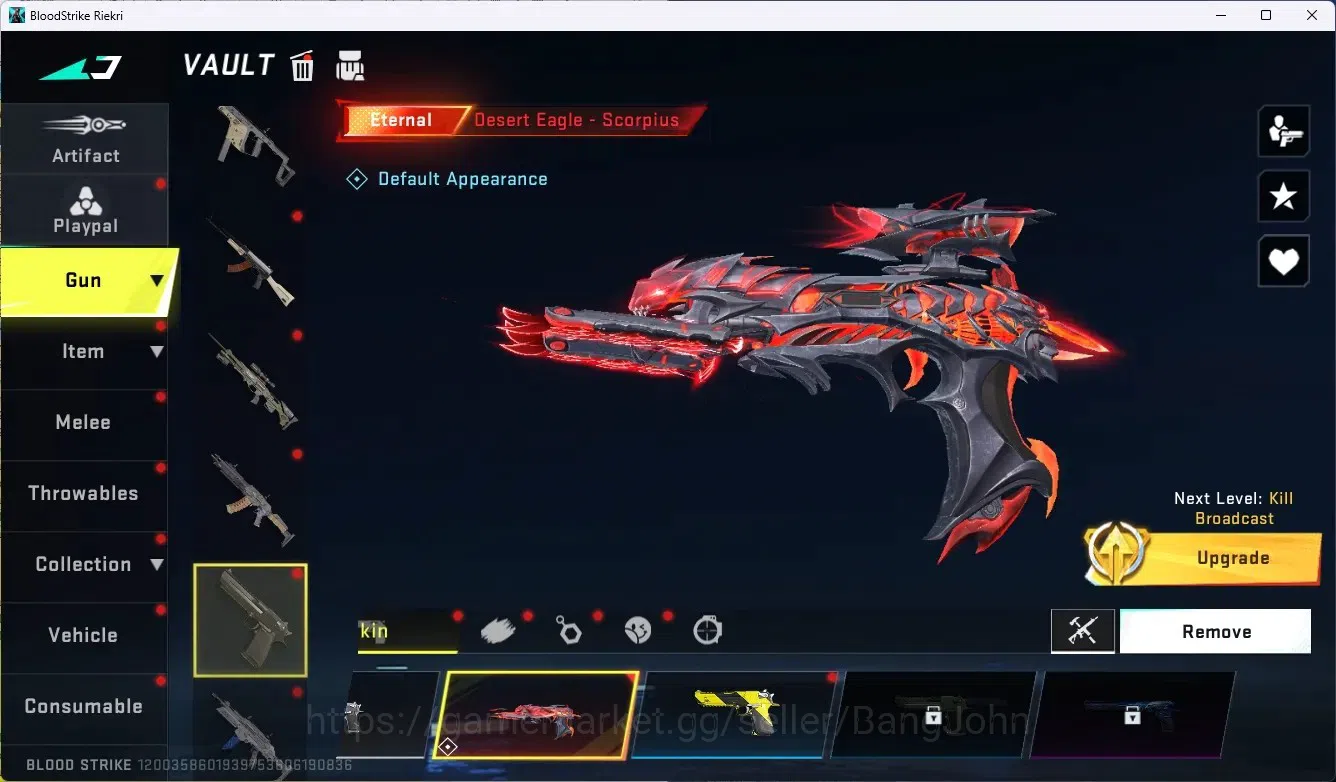 Blood Strike Accounts ASIA|1 Ultra Melee Lightblade-Limbo|2 Eternla Gun+ image 5