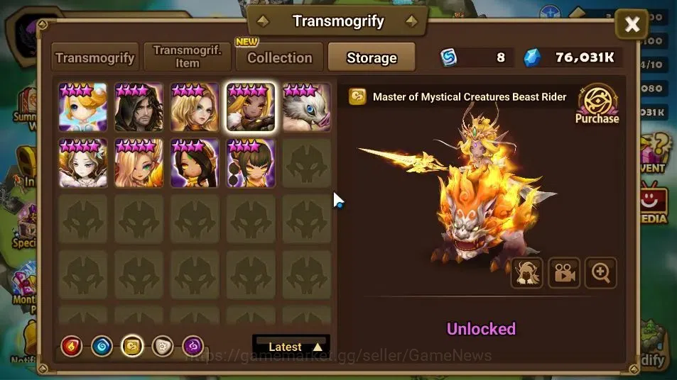 Summoners War: Sky Arena Accounts ASIA Lv100|2 LD[Jackson,Frederic]|60 Total NB5[Leo image 20