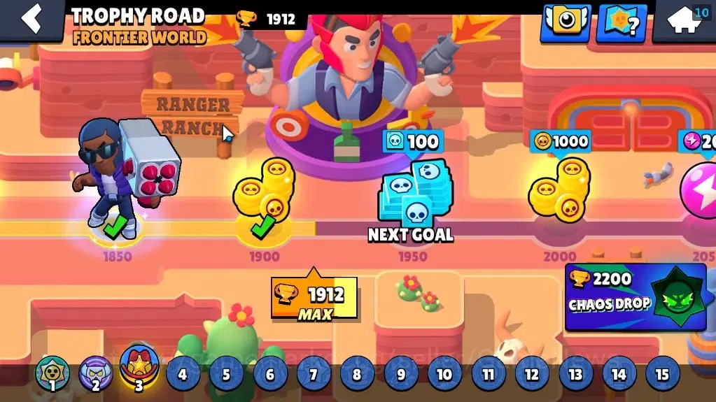 Brawl Stars Accounts 1912 Trophy|5k Blings|22 Brawlers 1 MaxLvl Full Buffies Edgar|4 Skins|1 Legendary Void Amber,1 Epic 6