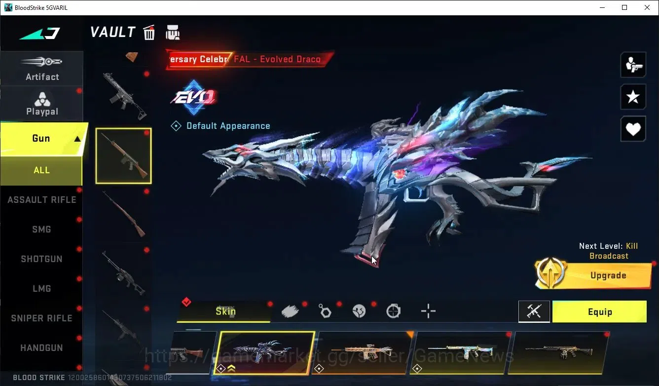 Blood Strike Accounts ASIA|ETERNAL DeAgle+MELEE DualBlades,Collab TOKRAV image 12