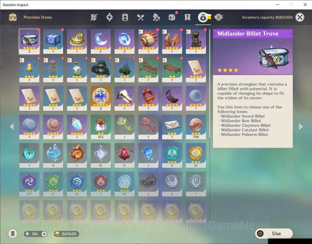 Genshin Impact Accounts Asia|AR 57|7 Limited +3(*5WEP)|Neuvillate+Sign,Col image 10