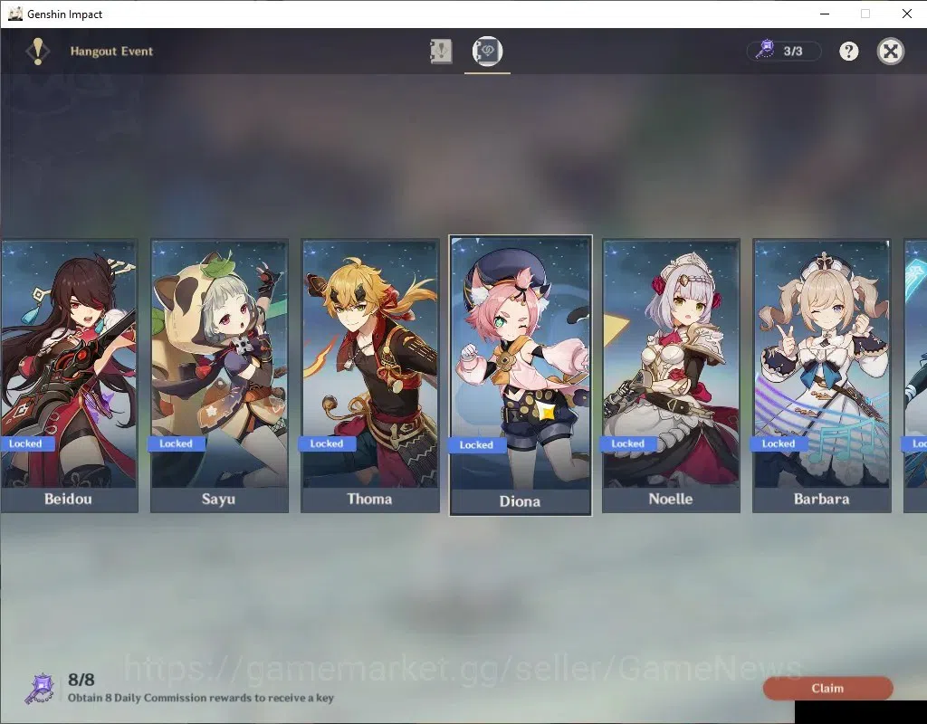 Genshin Impact Accounts ASIA|AR 55|Rate ON|8 Limited+2(*5Wep)|Durin,AyatoC image 19