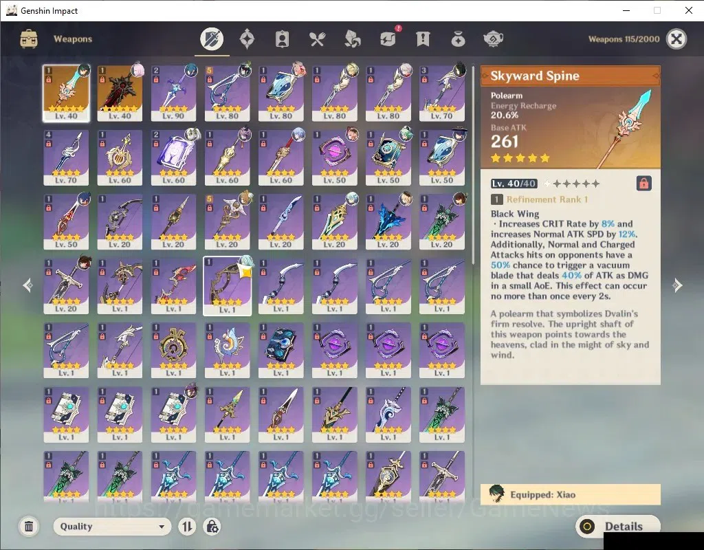 Genshin Impact Accounts ASIA|AR 55|Rate ON|8 Limited+2(*5Wep)|Durin,AyatoC image 4